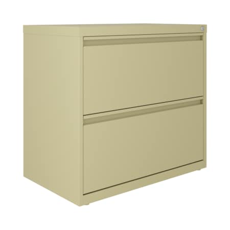 Hirsh 30" W 2 Drawer Lateral 101 File Cabinet, Putty 24082